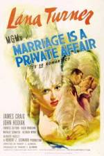 Watch Marriage Is a Private Affair Movie25