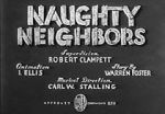 Watch Naughty Neighbors (Short 1939) Movie25