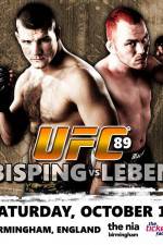 Watch UFC 89: Bisping v Leben Movie25