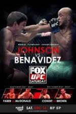 Watch UFC On Fox Johnson vs Benavidez II Movie25