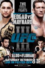 Watch UFC 136 Edgar vs Maynard III Movie25