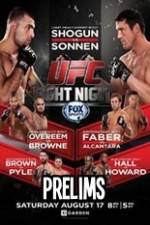 Watch UFC Fight Night 26 Preliminary Fights Movie25