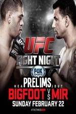 Watch UFC Fight Night 61 Bigfoot vs Mir Prelims Movie25