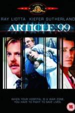Watch Article 99 Movie25