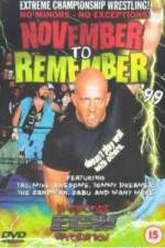 Watch ECW - November To Remember '99 Movie25