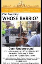 Watch Whose Barrio Movie25