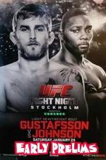 Watch UFC on Fox 14 Gustafsson vs Johnson Early Prelims Movie25