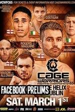 Watch Cage Warriors 65 Facebook prelims Movie25