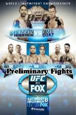 Watch UFC On Fox Henderson vs Diaz Preliminary Fights Movie25