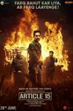 Watch Article 15 Movie25