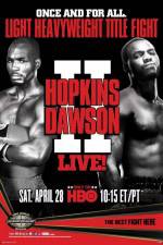 Watch Boxing Light Heavyweight Hopkins vs Dawson II Movie25