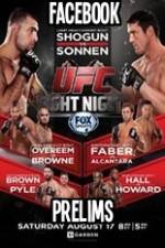 Watch UFC Fight Night 26 Facebook Prelims Movie25