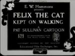 Watch Felix the Cat Kept on Walking (Short 1925) Movie25